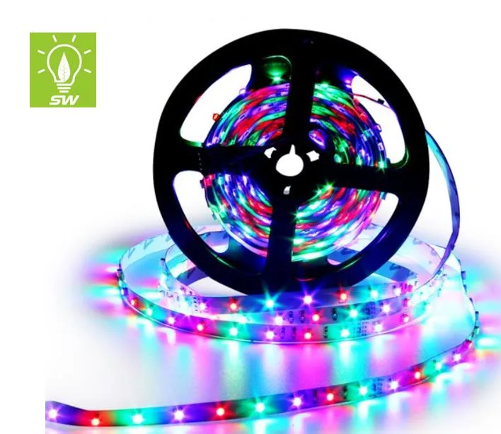 WiFi Smart RGB مصباح LED قابل للتخفيت SMD2811/2835/5050 IP20 IP44 IP68 ديكور مرن صمغ PU مقاومة للماء/ ضوء شريط أنبوب Silicone