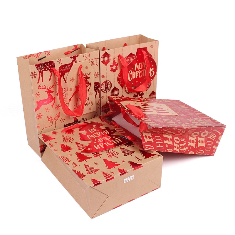 Fashion Die-Cut Christmas Art Paper Gift Box Designed as Requested