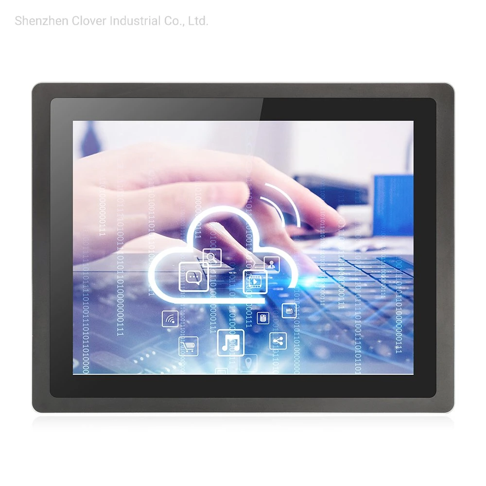 Monté sur un mur de la station d'ordinateur AIO PC Touch Panel PC de l'écran tous les disques durs SSD dans une fenêtre d'Android10 PC avec lecteur de DVD /appareil photo