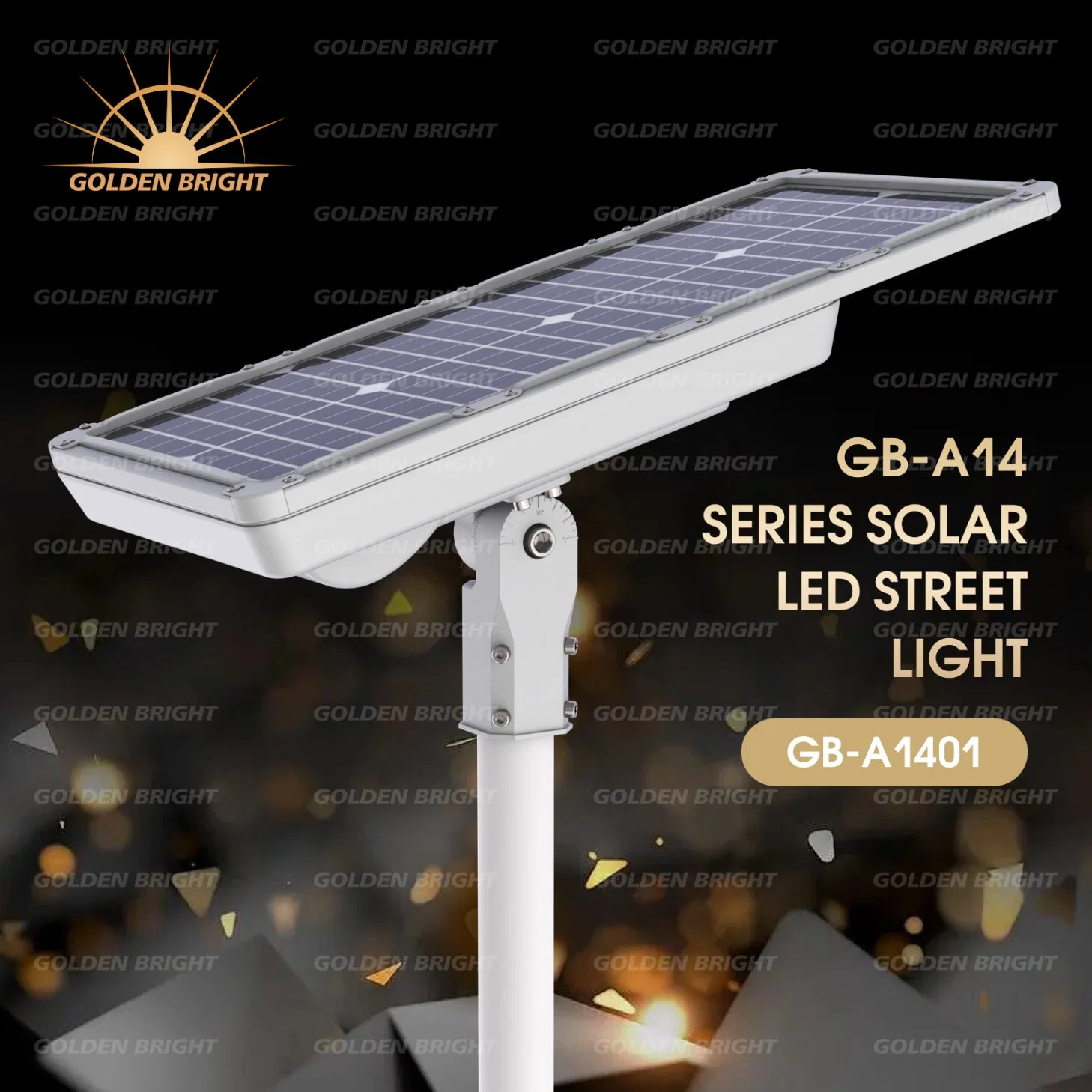 30W Integrated Outdoor LED Solar Garden Street Light with Long Life Battery