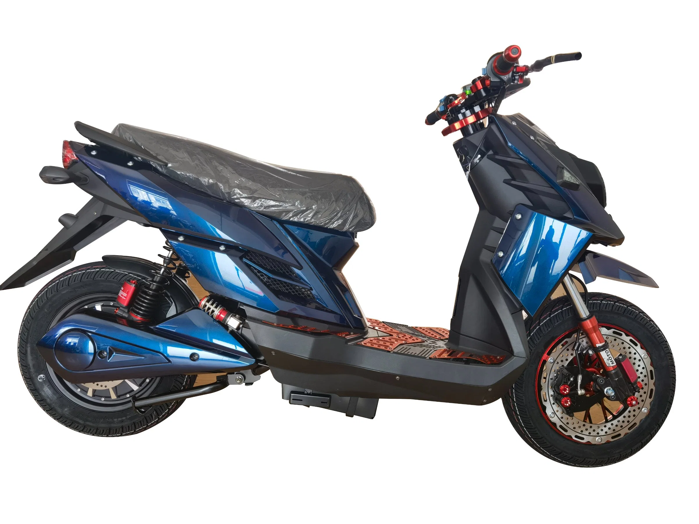 Motor de freno de disco de 2000W Paseo adulto Scooter eléctrico de alta velocidad/motocicleta eléctrica