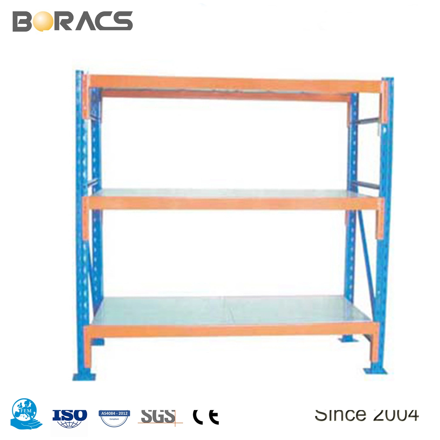 Medium Duty Warehouse Large Capacity Widespan Racking System Metal Rack Longspan Display Steel Shelving