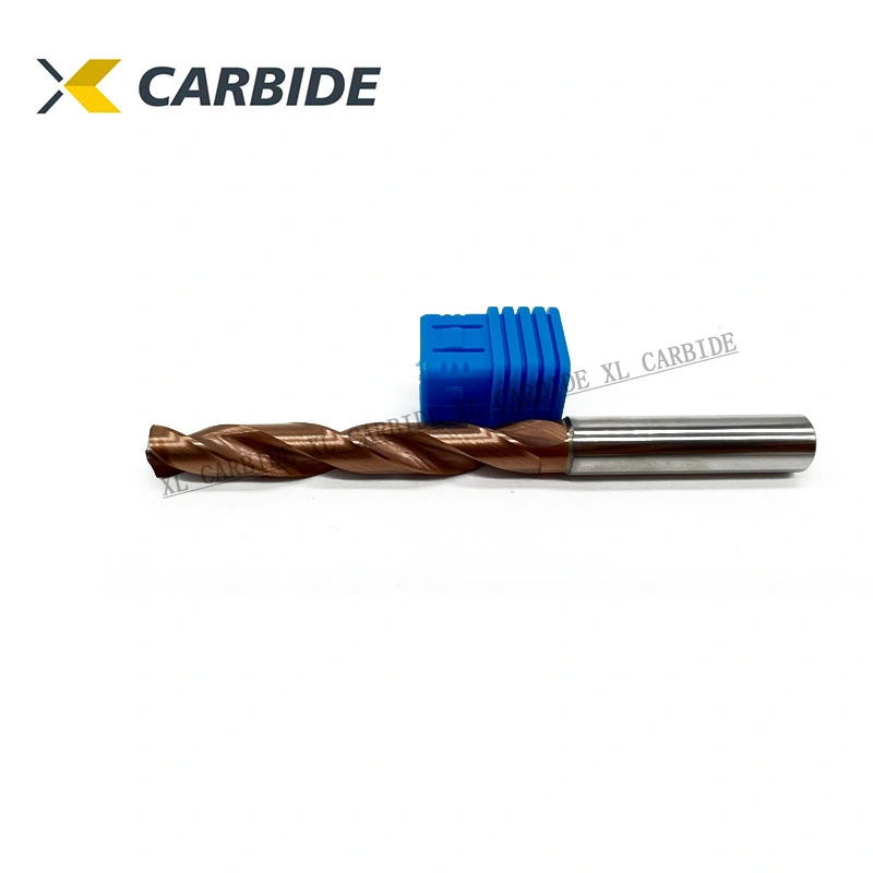 Zhuzhou XL Carbide CNC Cutting Tool Tungsten Carbide 8xd with Coolant Twist Drill for Drilling