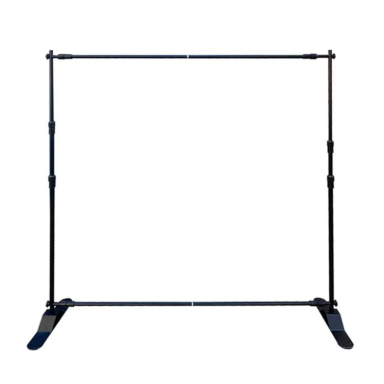 Adjustable Tool-Free Single-Sided Step and Repeat Banner Stand