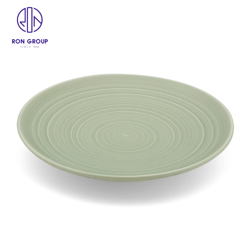 Wholesale/Suppliers Price High quality/High cost performance Hotel Restaurant Tableware Dinner Ceramic Matte Whitecalabash Shallow Plate