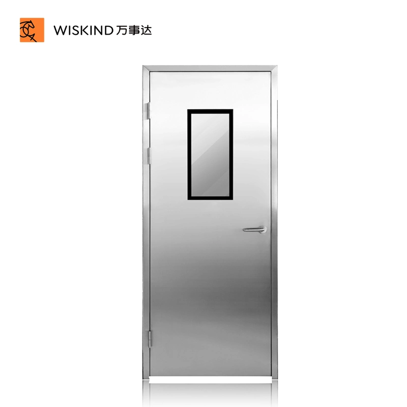 50mm/75mm/100mm Aluminum Honeycomb Security Stainless Steel Cleanroom Door