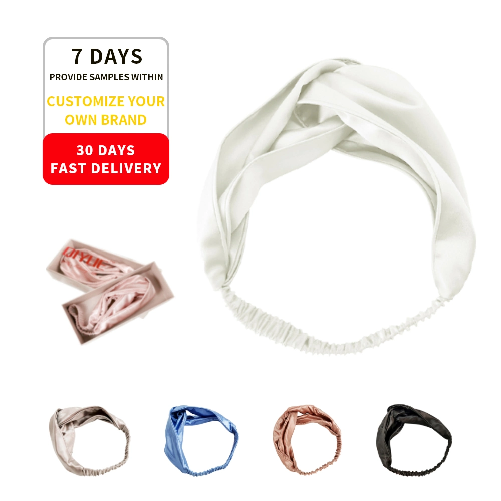 Amazon Hot Selling Wholesale/Supplier Price Factory Satin Pure Silk Headband