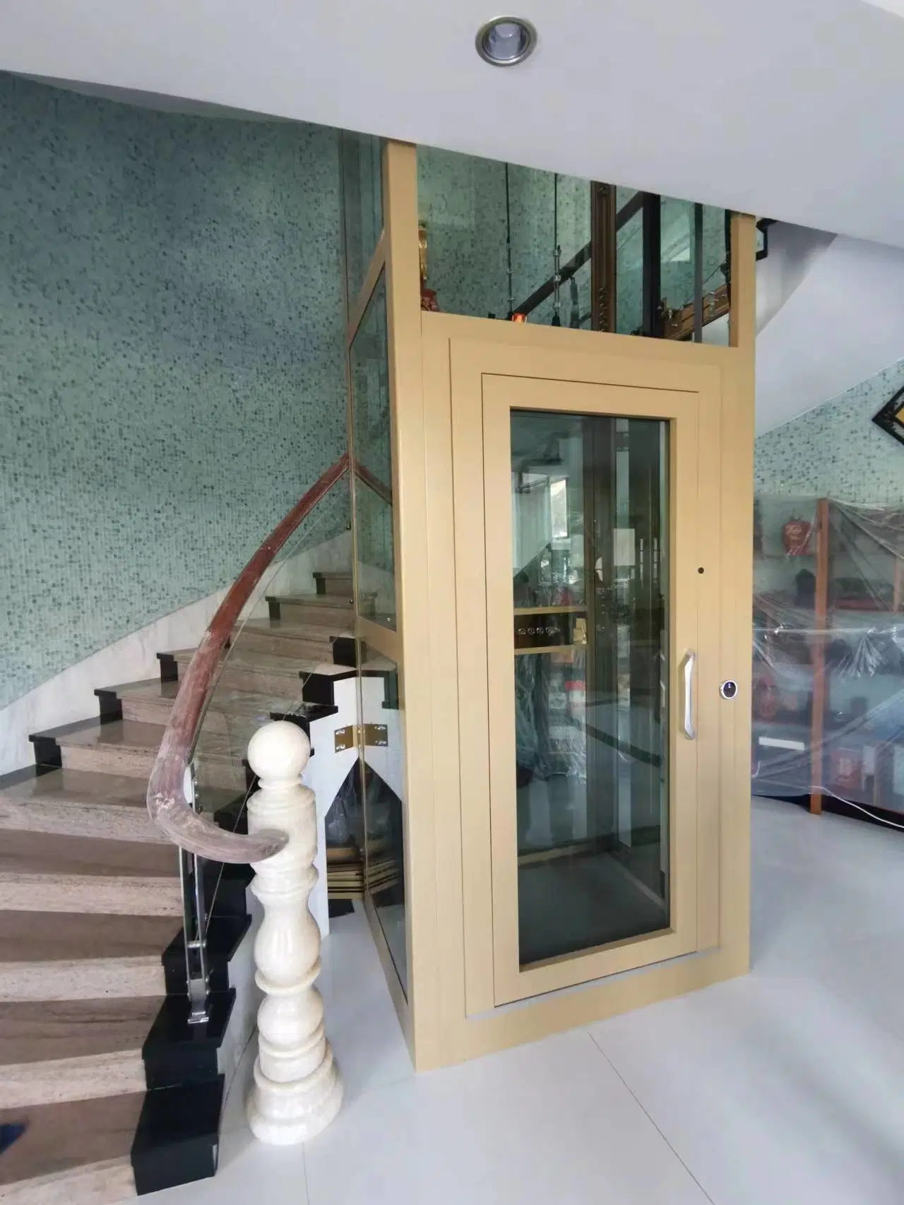 Stainless Steel Electric Elevator Villa Lifting System