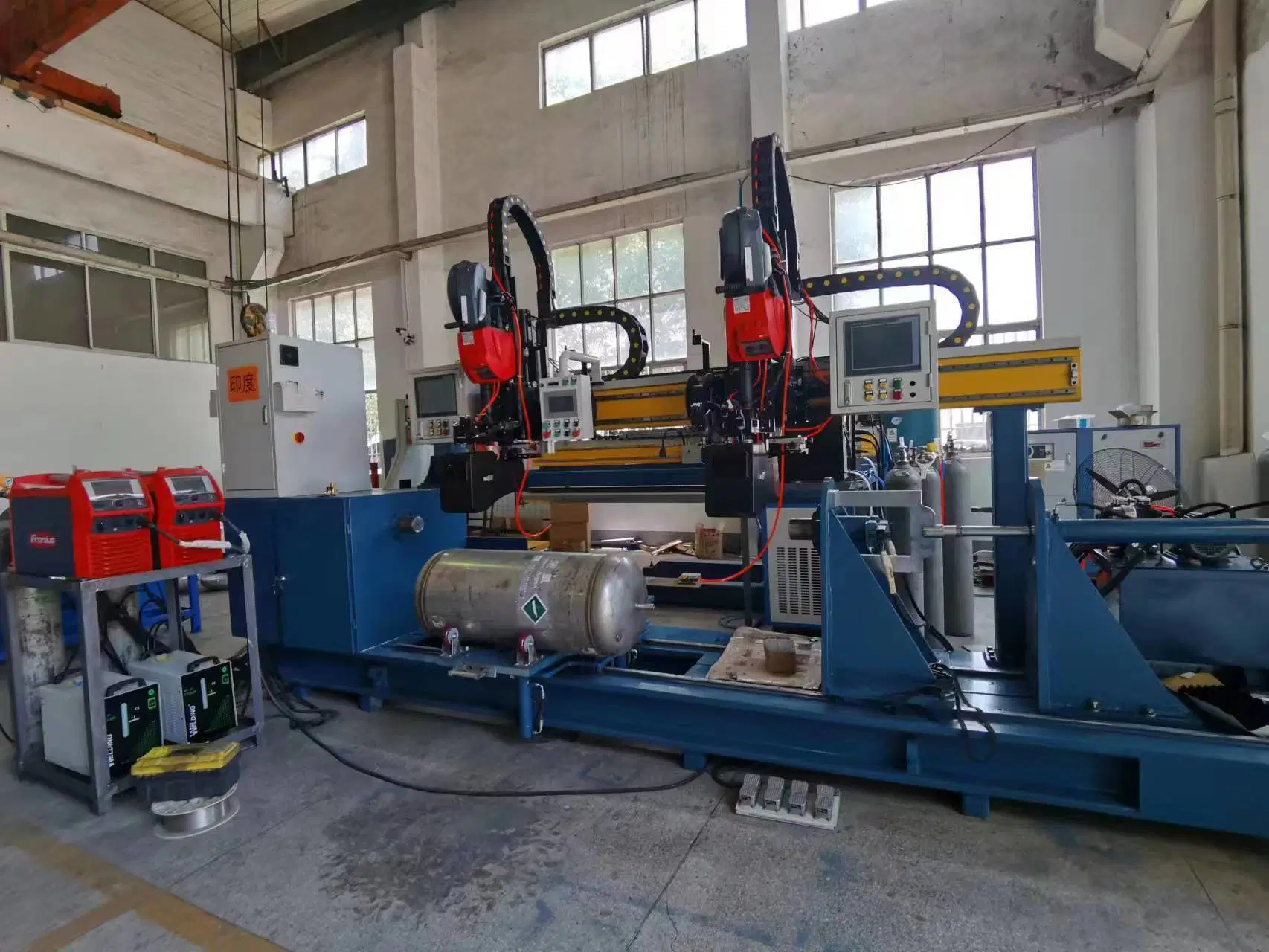 Circular Seam Mag Automatic Welding Machine of Fire Extinguisher Cylinder Production Line