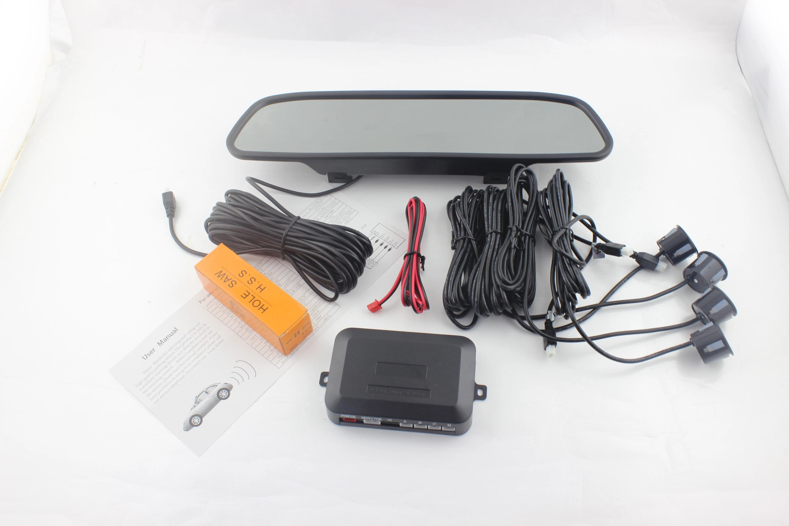 LCD 4 Sensors Car Parking Sensor System