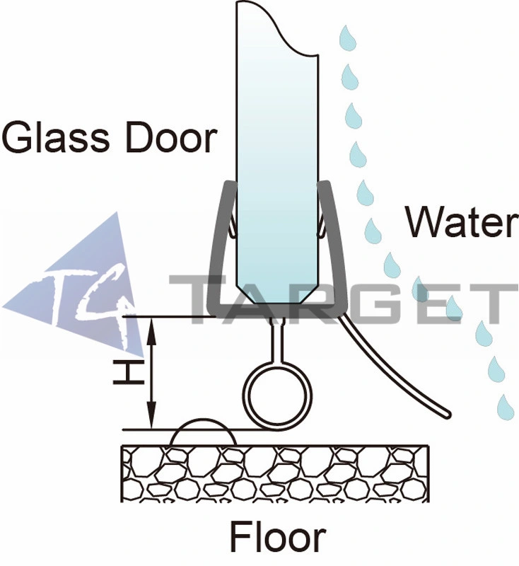 Shower Door PVC Seals for 6-12mm Glass (PS-16)