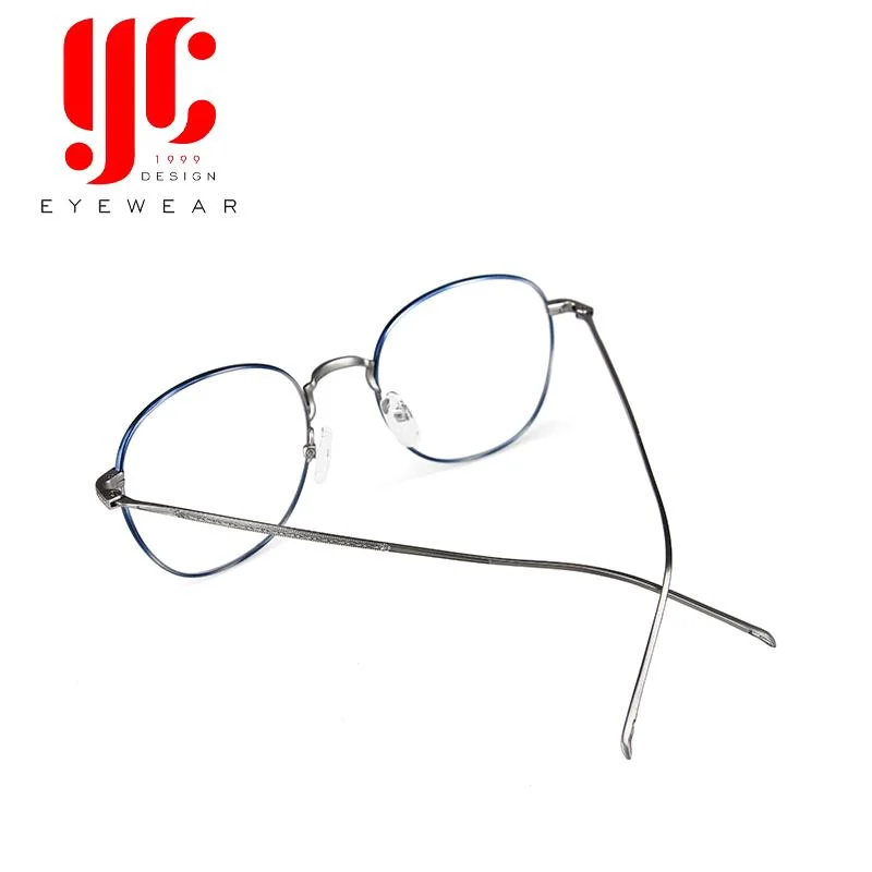 Populaires vintage ronds Big Frame métal Lunettes optiques Lunettes de lecture