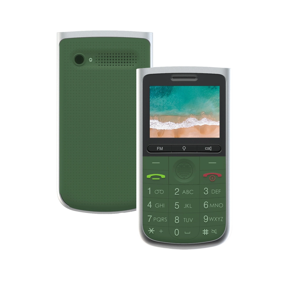 Unique Senior Bar Phone 2.4 Inch Box Speaker Loud Sound 4G Feature Phone 2g GSM Big Button Sos Type C Feature Phone