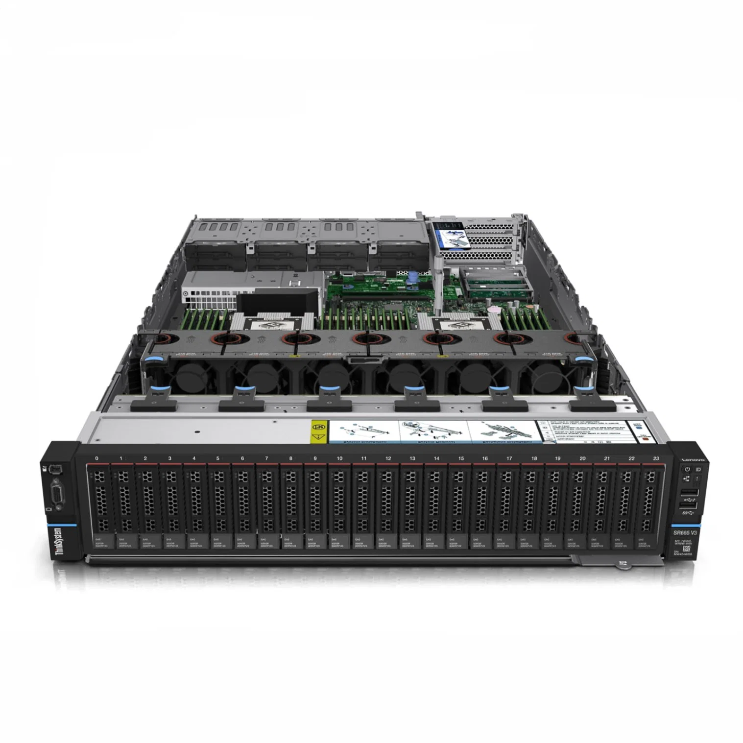 Venda Online Server Hard Disk Drive Epyc AMD 9654 Thinksystem Lenovo Sr665 V3