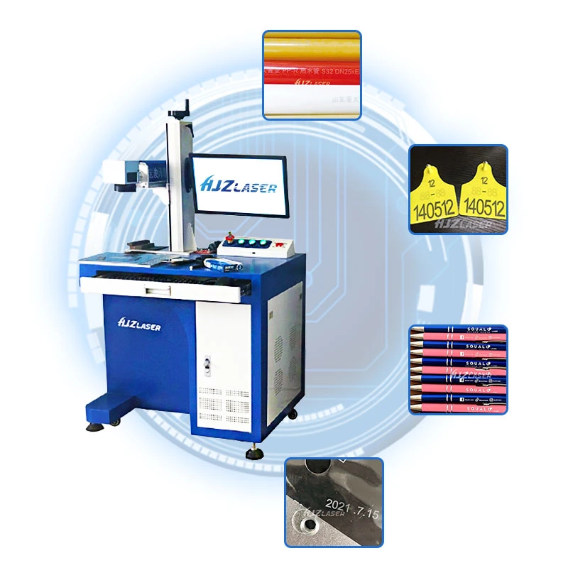 Desktop Fiber Laser Marking Machine for Jewelry/Nameplate/Pet Tag