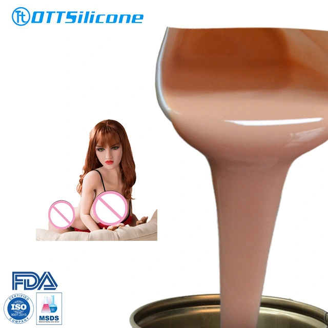 RTV2 Rubber Skin Touch Safe Liquid Silicone for Sex Toy Doll Body