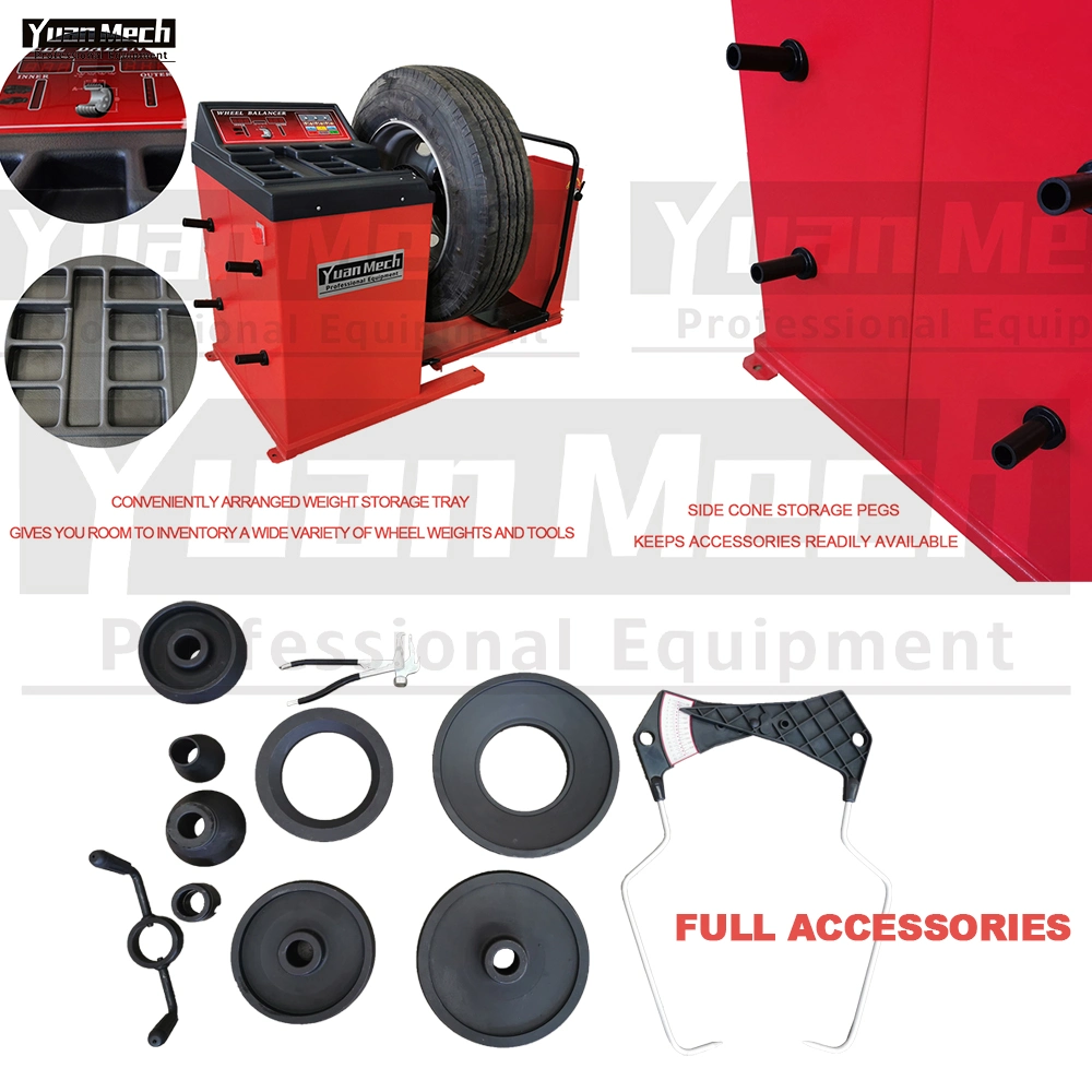 Equilibragem de roda utilizado equipamento de reparação de pneus de caminhão para garagem