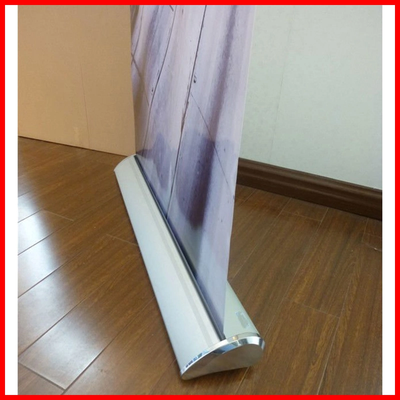 Double-Side Wide Feet Retractable Roll up Banner Display Stand