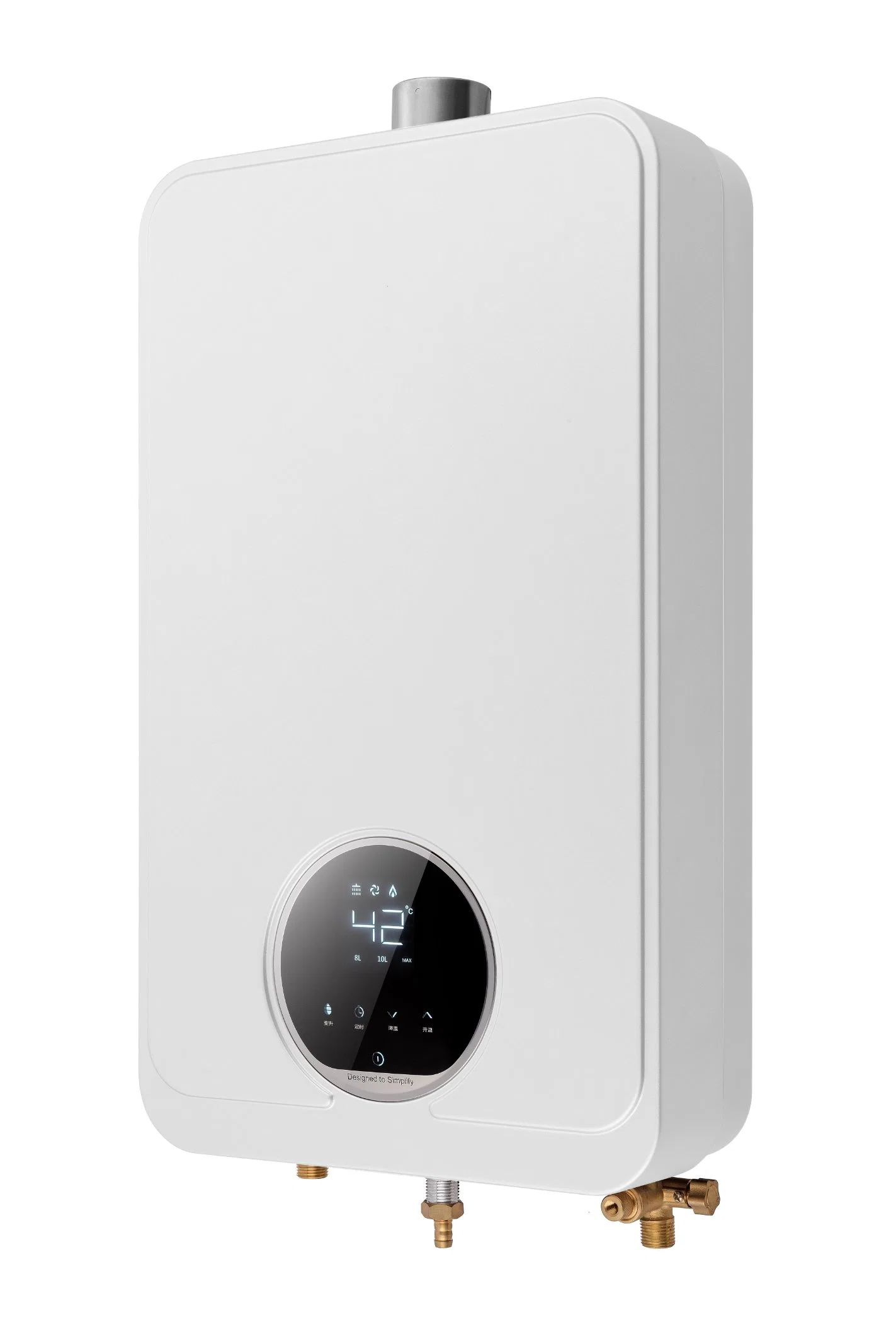 2021 Heißer Verkauf White Panel Tankless Gas Water Heater