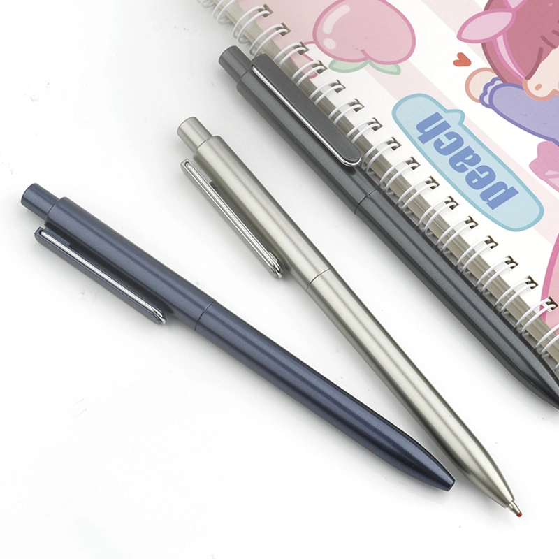 Personalized Metallic Colored Custom Logo Plastic Ball Pen for Gift