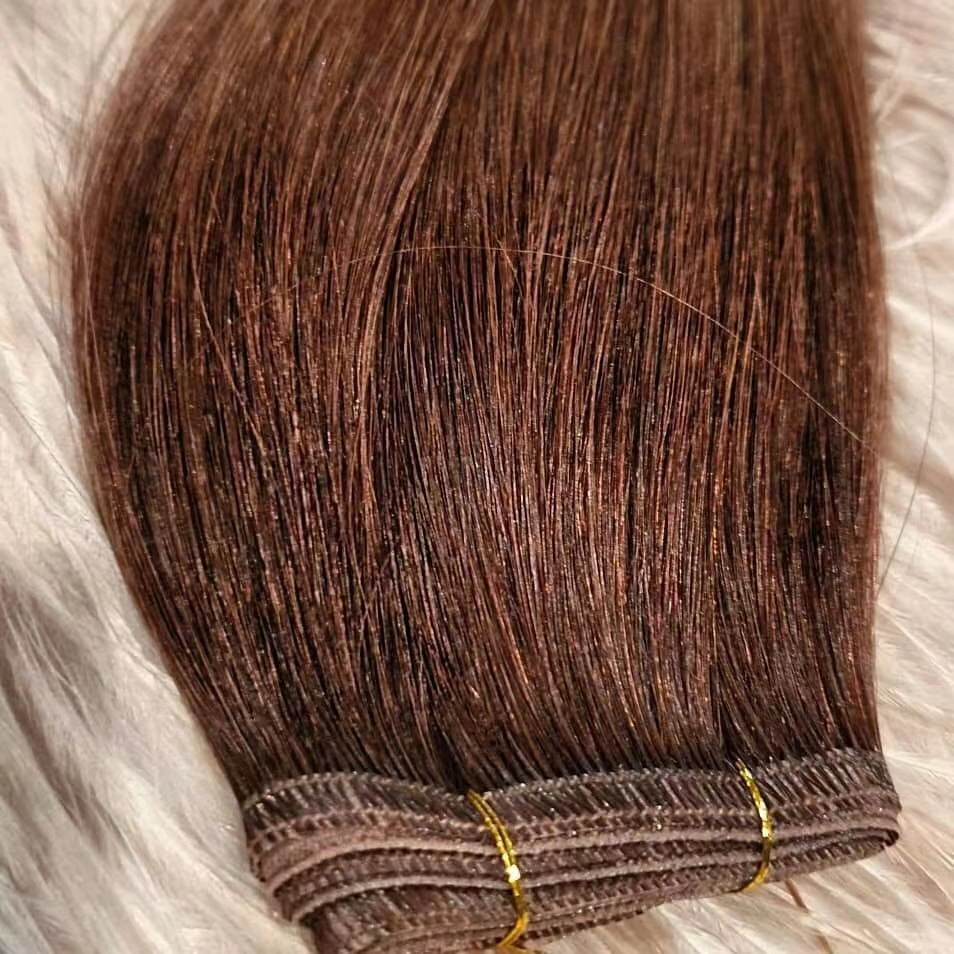 Wholesale/Supplier Top Quality Double Drawn 100% Human Hair Brazilian Flat Weft