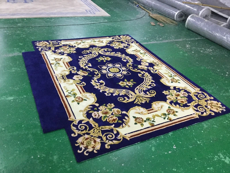 Factory-outlet Custom 100% Karpet Permadani Handmade Tibetan Wool Woolen Household Carpet In Belgium