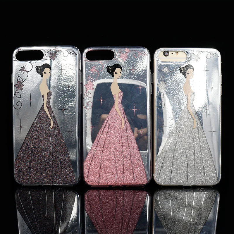 Grossista TPU Wedding Dress Phone Case para iPhone 7