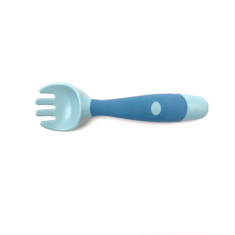 Toddler Utensils Feeding Training Silicone Baby Kids Cutlery Set Children Anti Choke Fork and Spoon