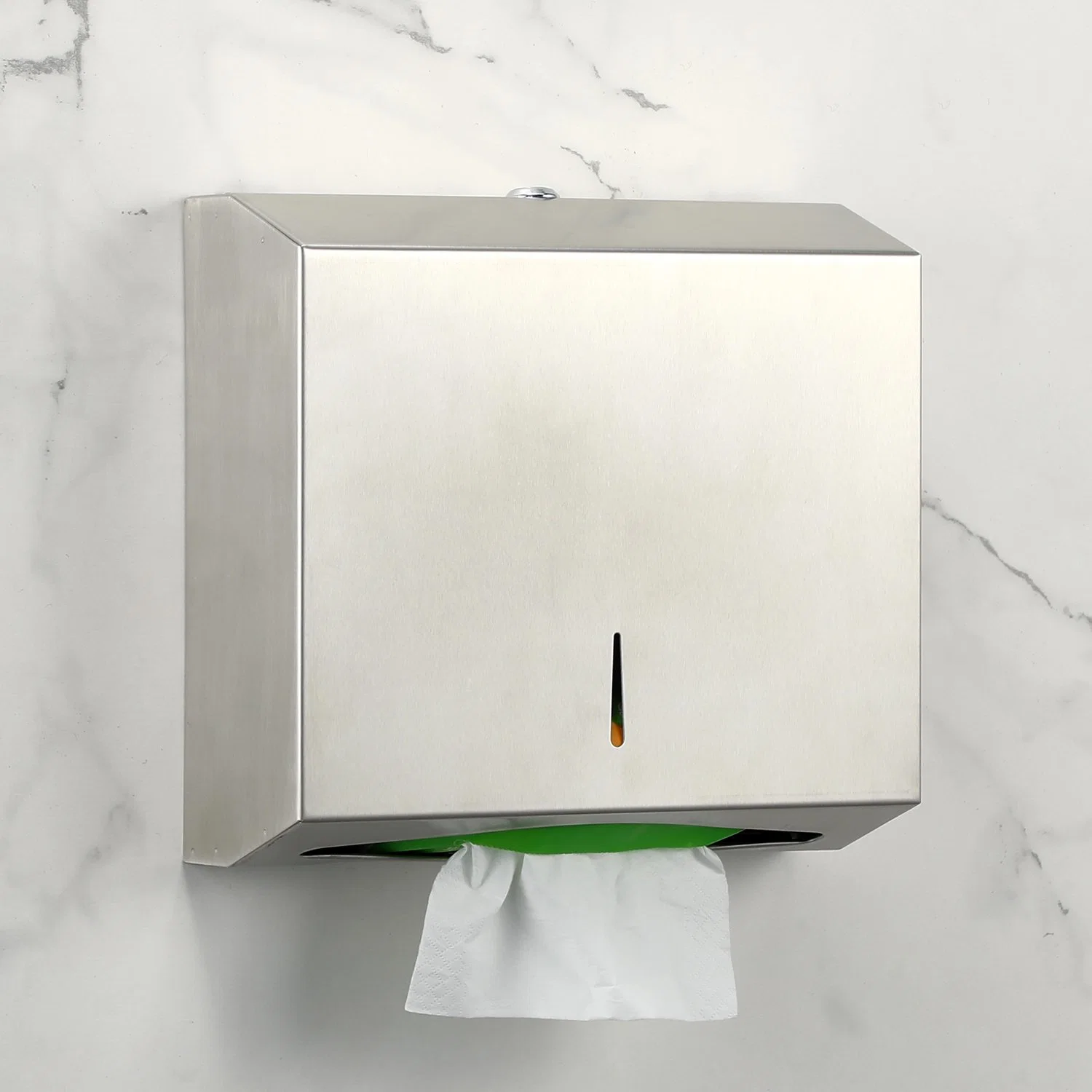 Yingye Manufacturer Stainless Steel Toilet Paper Box Wall Mounted Commercial Hand Paper Towel Dispenser with Lock