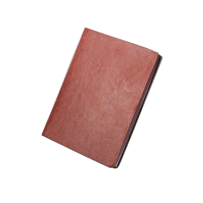 Promotion/Office Custom Glue Binding A5/A6 PU Leather Notebook