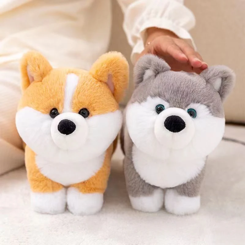 Standing Corgi Dog Plush Doll Doll Husky Plush Doll Gift Toys