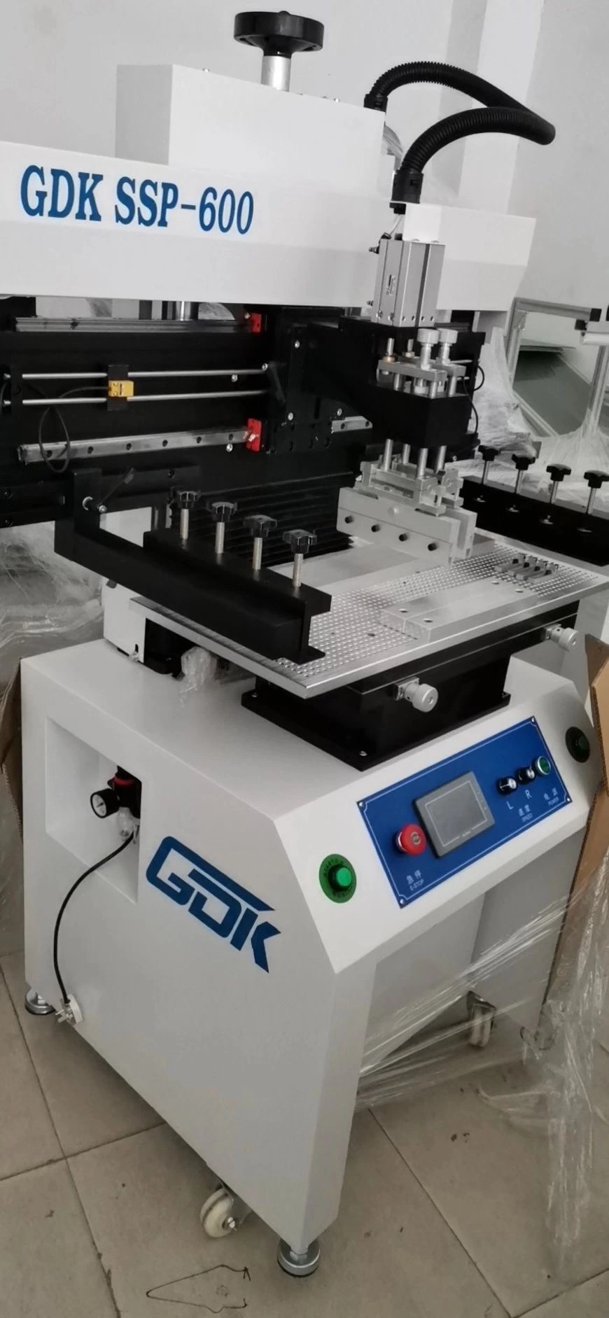 SMT 0.6m/1.2m Solder Paste/ Glue Semi-Automatic Stencil Screen Printer Machine