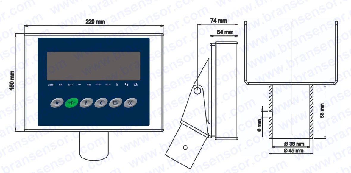 Ultra-Fast Processing Weighing Terminal/Indicator for Industrial Weighing System, Platform Scales (B-ID 226)