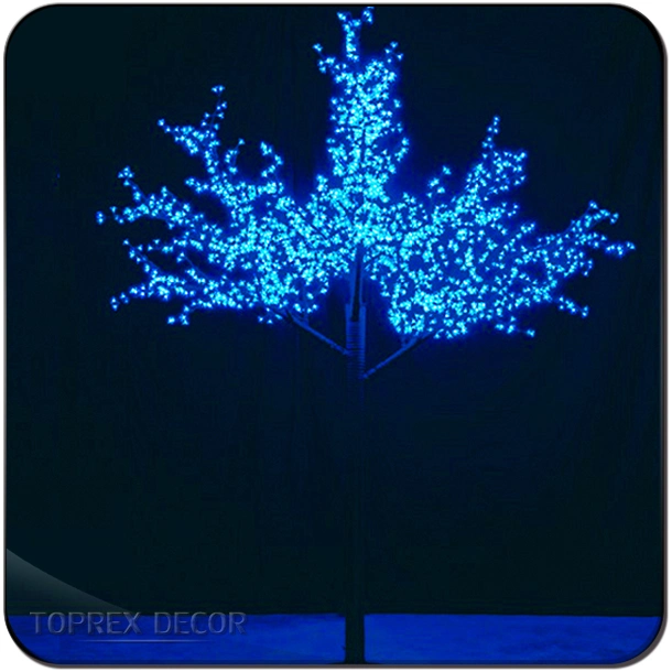 La decoración de bodas paisaje artificial LED se encienden Árbol de cerezos en flor