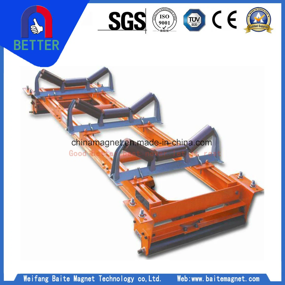 Ics Electronic Multi-Idler Roller Conveyor Belt Loader Belt Scale for Cement /Coal/Power/Crushing Plant