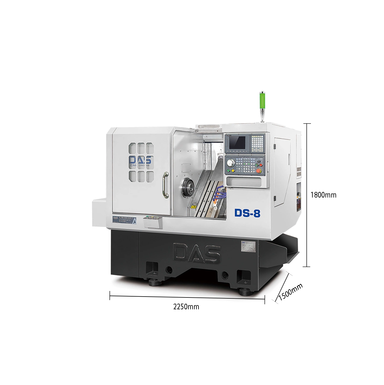 ماكينة قطع الماس ذات الدقة العالية CNC/8 الأوتوماتيكية لا ماكينة التفريز مع نظام Fanuc