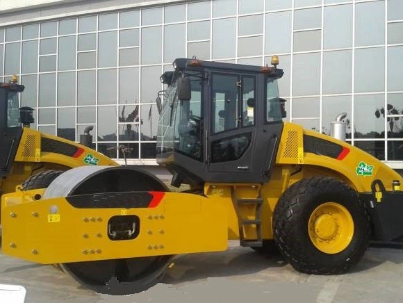 China Top Brand 18ton Vibrating Single Drum Road Roller Xs183j with Light Steel Wheel