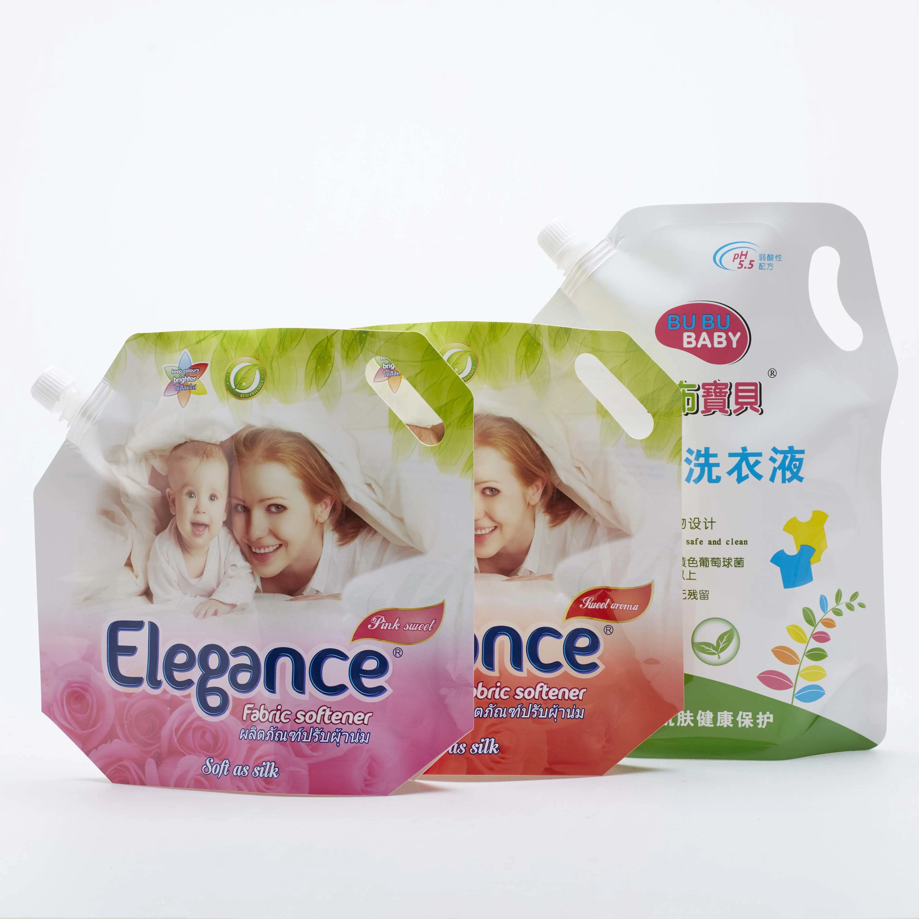 Laundry Dish Washing Soap Packaging Detergent Liquid Stand up Pouch