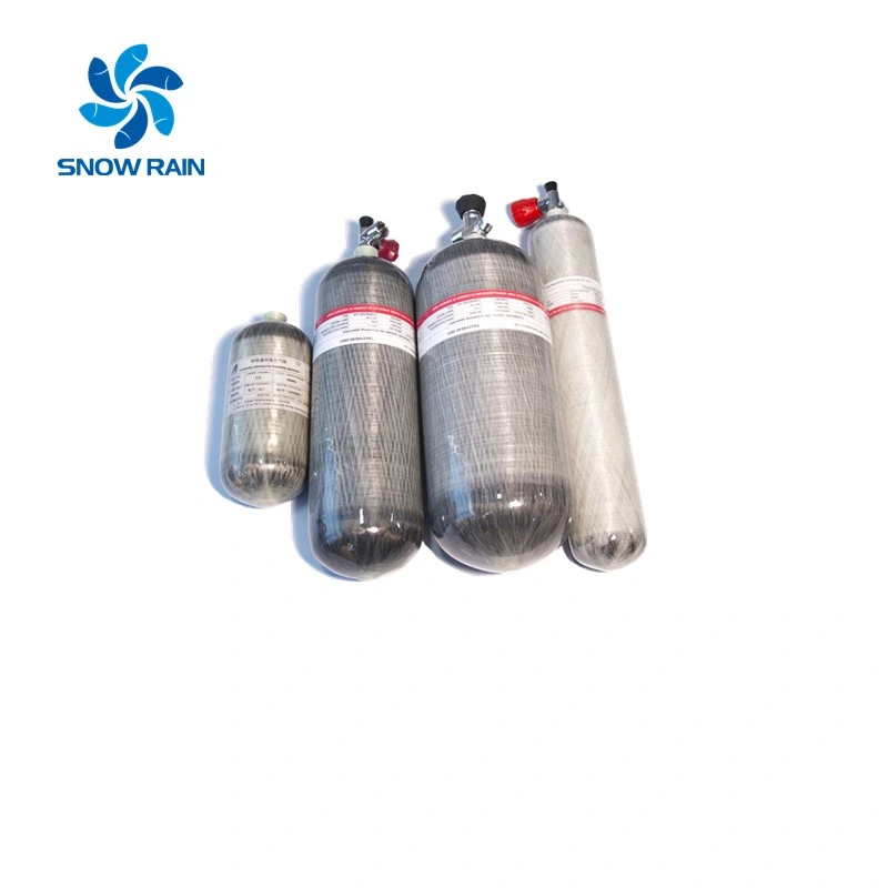 Manufacturer Direct Sale High Pressure 0.22~200L 4500 Psi 300bar Scba Carbon Fiber Pcp Gas Cylinder