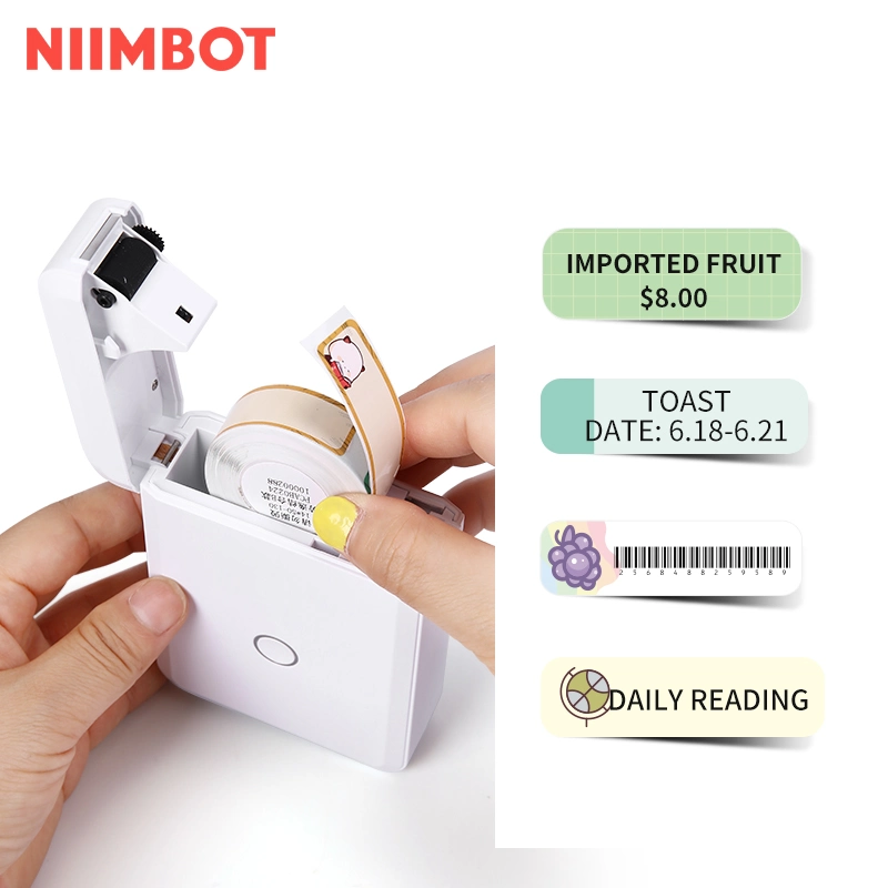 Niimbot Mini Handheld Pocket Portable Barcode Label Sticker Printer Cable Label Printing Machine