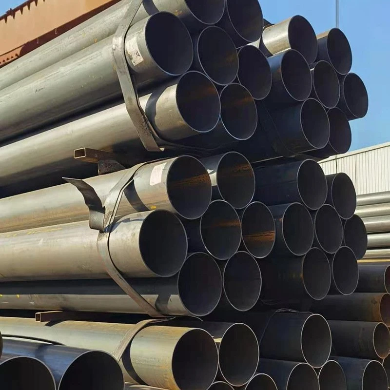 ASTM A106 A53 API 5L X42-X80 Oil and Gas 310 16mm Q345 Size Head Coil Manganese Conical Pipe ERW Black Carbon Welded Steel Pipe