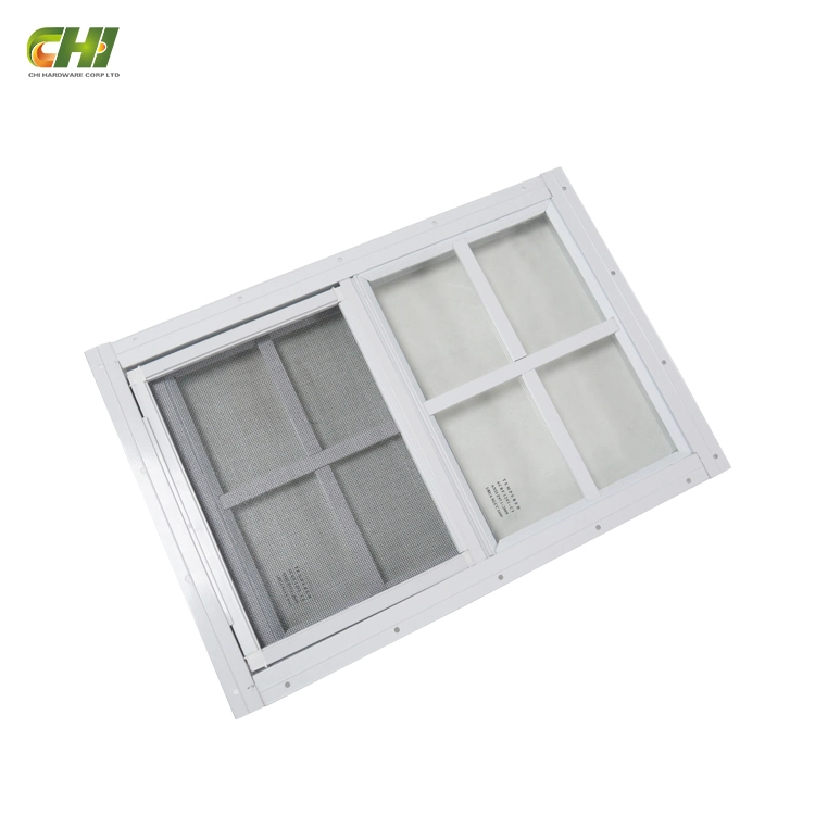 Aluminium Flush Window Austrialia Vertical Sliding Sash Windows Lift up Ventilation Windows for Storage Chicken Shed