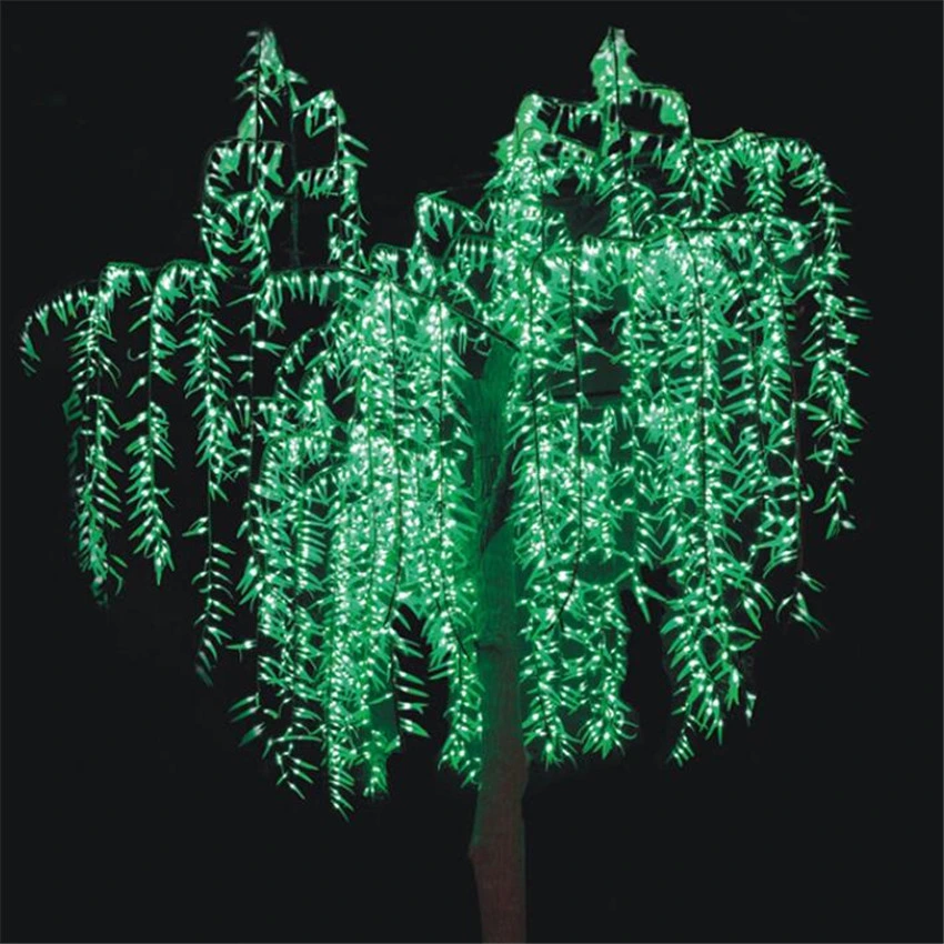 Artificial LED Willow Tree Landscape Lighting Tree Christmas Decoration