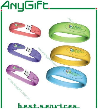 Wristband USB Flash Drive with Customized Logo 36