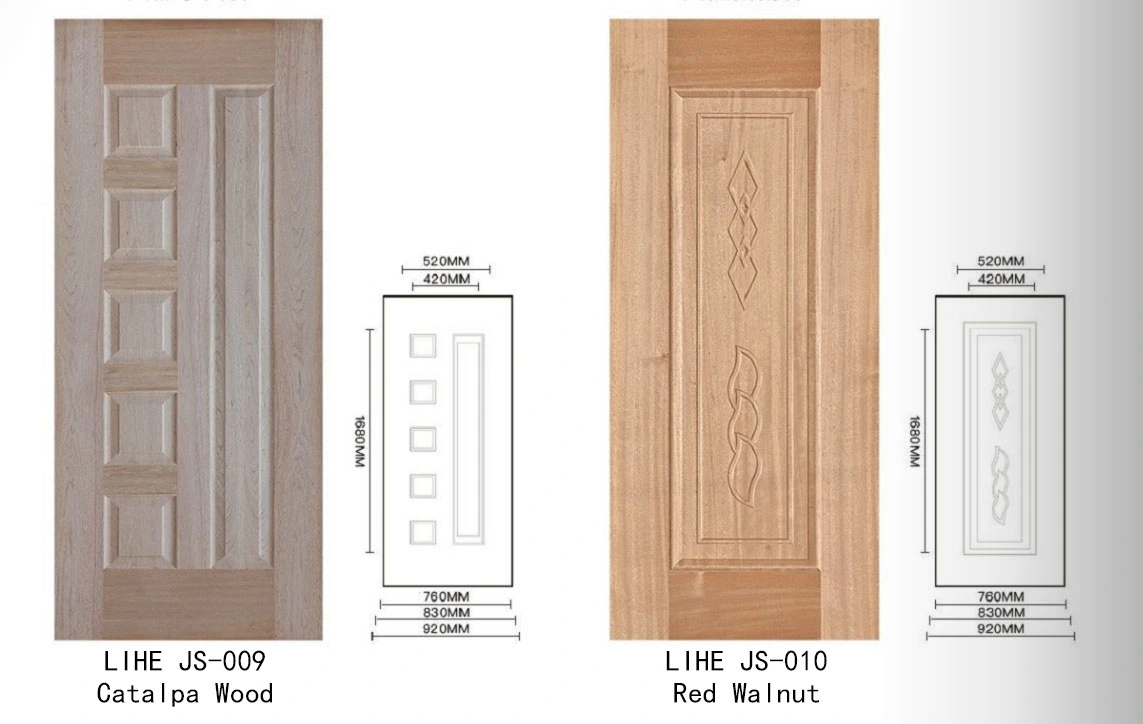 High Quality Turkish Design Door Panel Wooden Grain Veneer Skin for Entrance