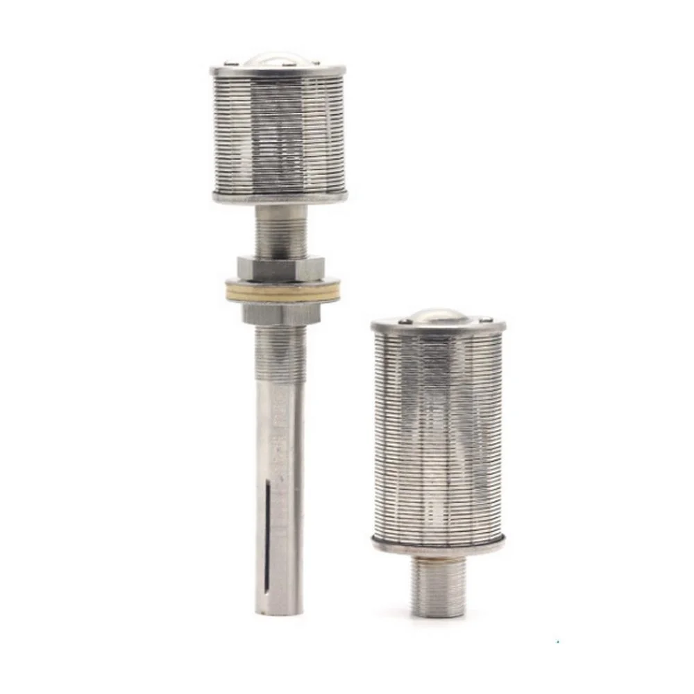 Water Softening Treatment Stainless Steel Wedge Wire Filter Nozzles for Water Treatment Equipment