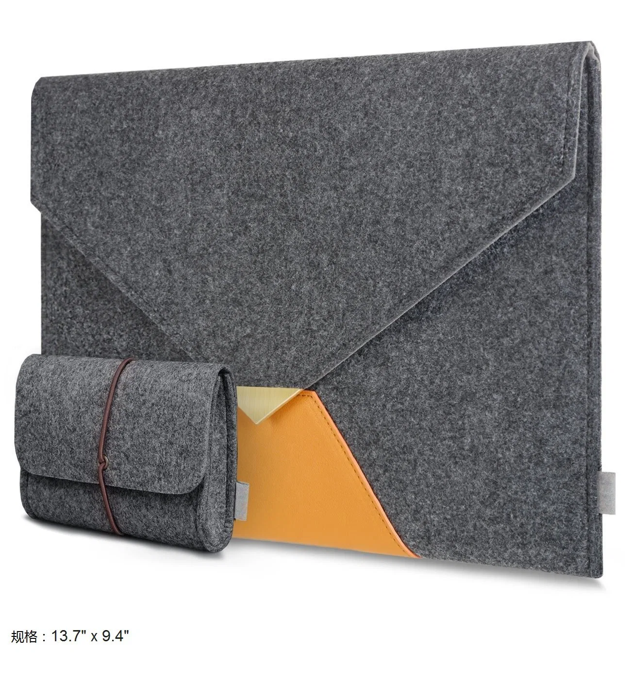 Unisex/Felt/Simplicity/Grey MacBook PRO Air 13'' Bag Laptop Sleeve for Business