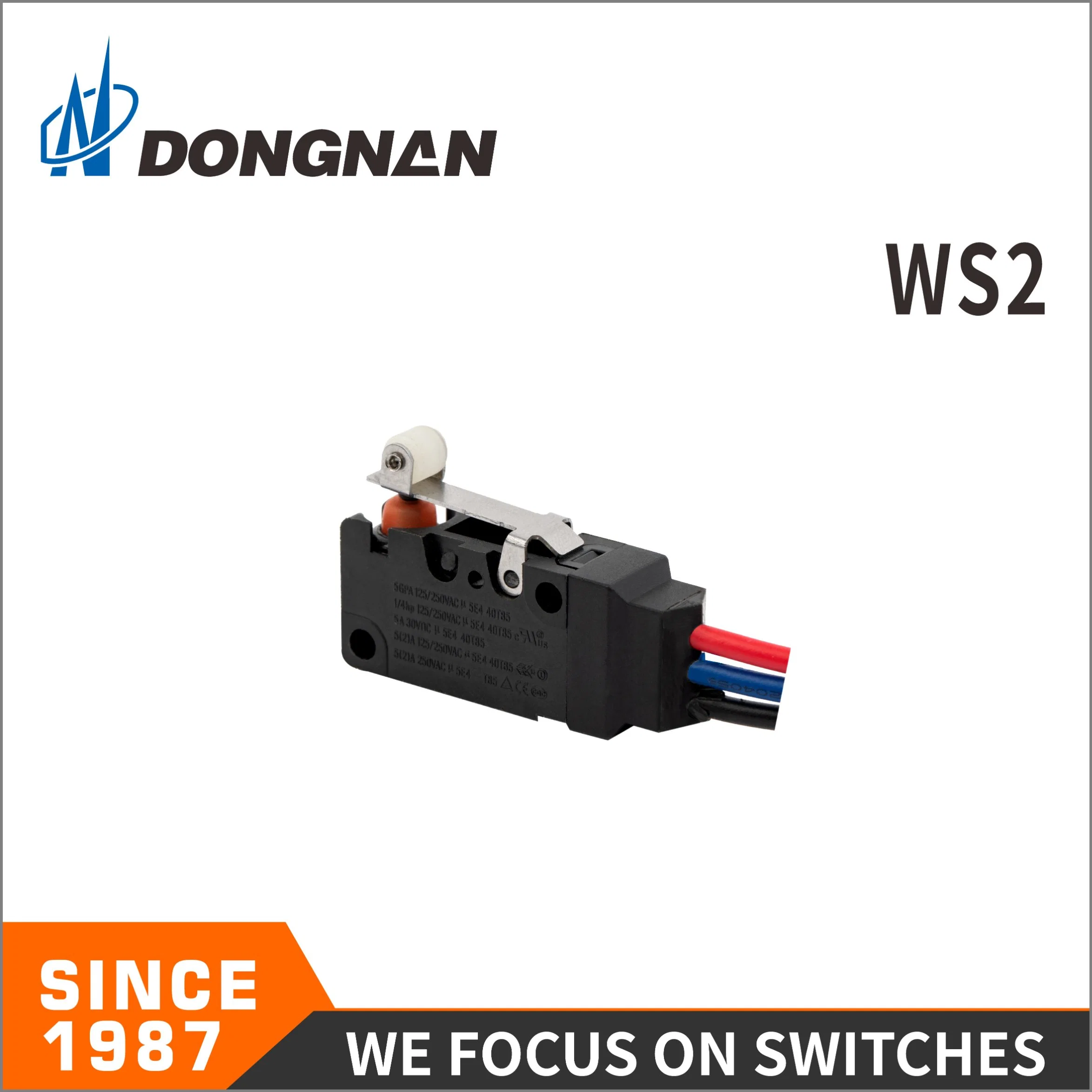 Fire Fighting Equipment Office Equipment Ws2 Automobile Waterproof Micro Switch