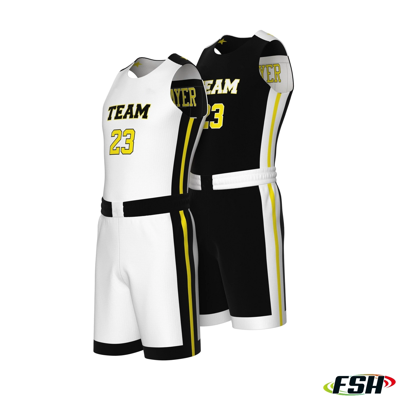 100% Polyester Custom Basketball Jersey Sportswear Sublimation Printed Breathable Basketball Uniform Set