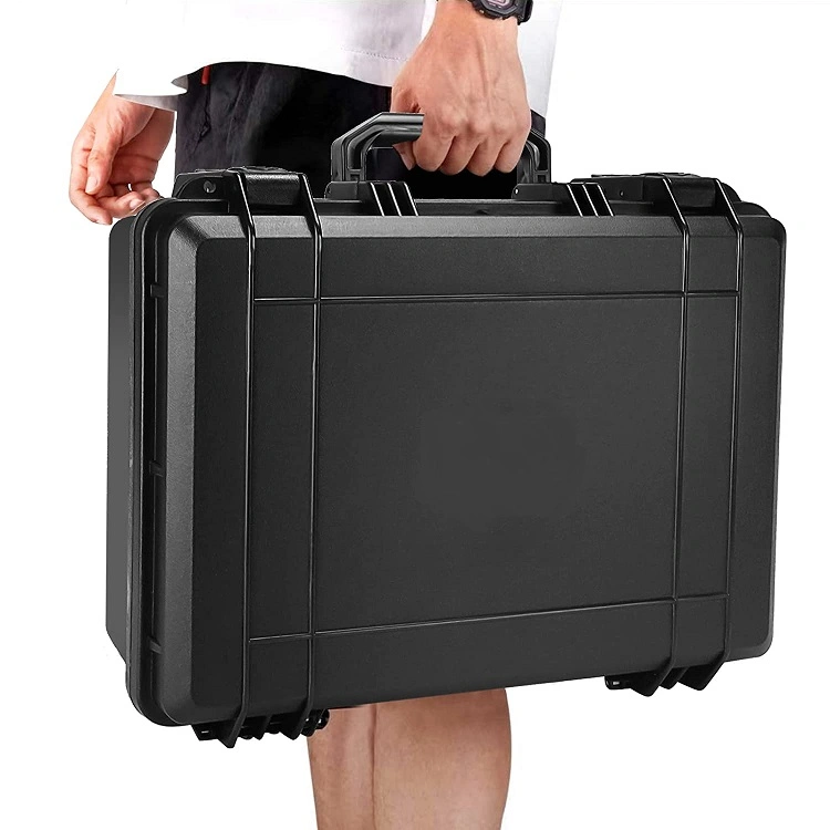 Hard Shell Carrying Cases Large Waterproof Toolbox with Foam Portable Protective Storage Box for Travel